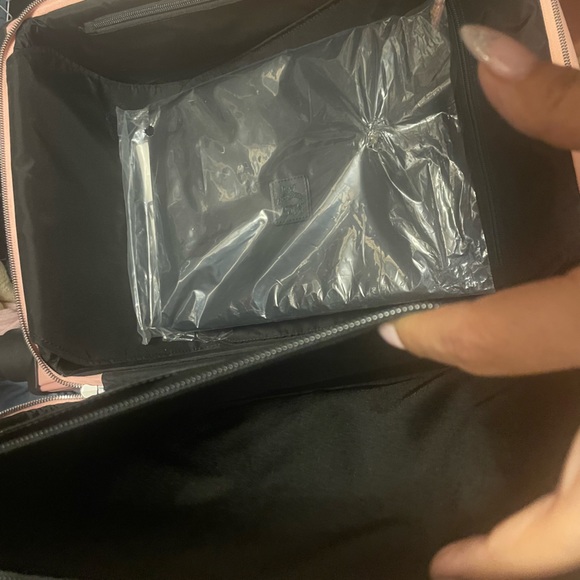 MCM Calfskin Ottomar Monogram Trolley Wheeled Suitcase Pink - Picture 13 of 13